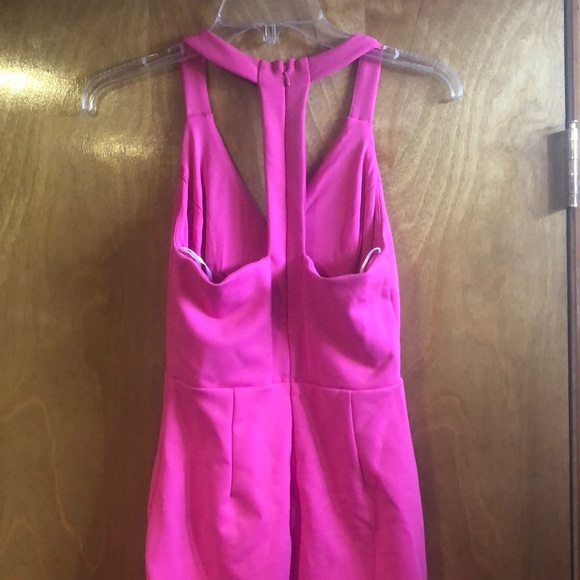 NWT Lulus Aglow Bright Fuschia bodycon midi dress - Picture 2 of 5